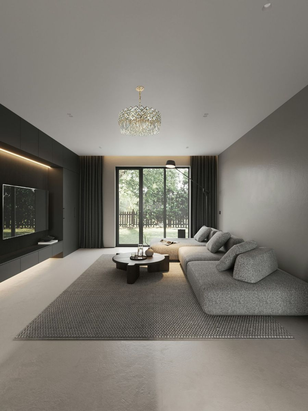 Люстра подвесная Lanbos, 9 ламп Е14, 360 Вт, до 20 кв м, золотая