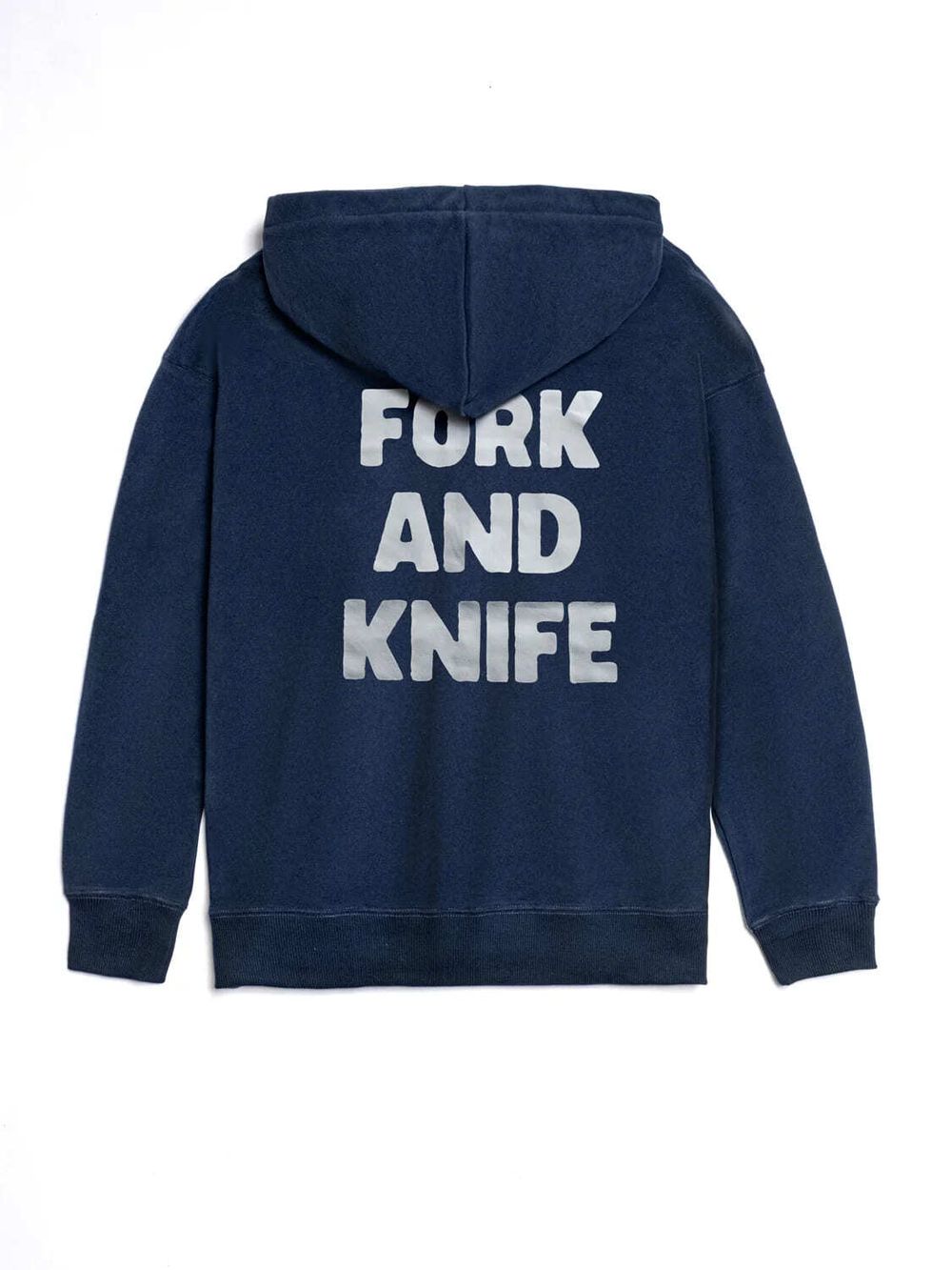 Худи Hardlunch F&K на молнии темно-синий