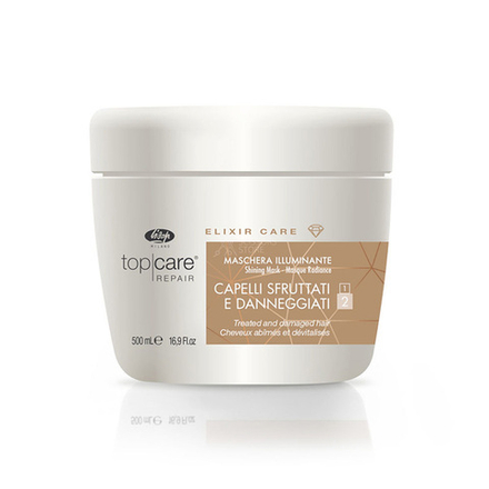 Lisap Маска для восстановления волос и придания блеска Top Care Repair Elixir Care Mask, 500 мл