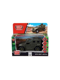 Машинка детская металлическая 12 см военная