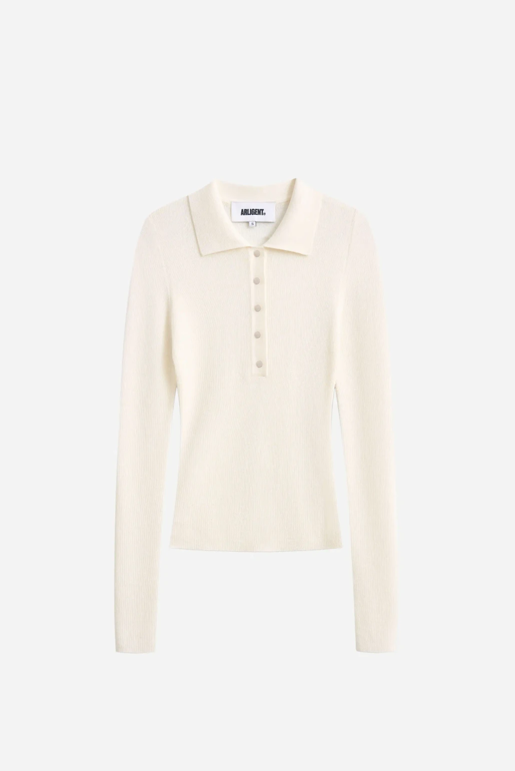 Джемпер поло молочный