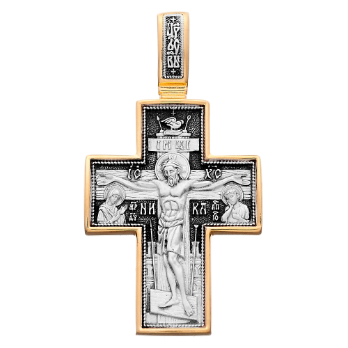 Крест из серебра/Позолота