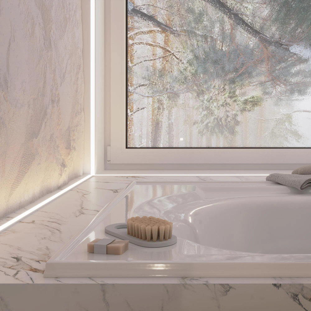 Светодиодная лента герметичная RTW-PR-A128-10mm 24V Warm3000 (9.6 W/m, IP66, 2835, 5m) (Arlight, высок.эфф.150 лм/Вт) 038739