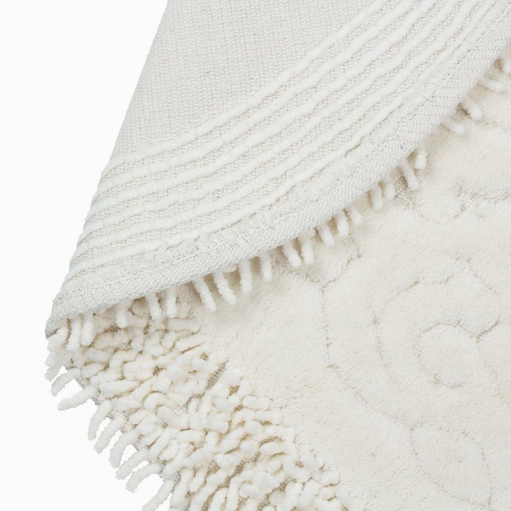 Коврик для ванной 60x100 Arya home Lale кремовый