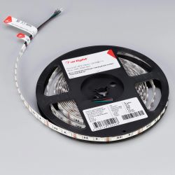 Светодиодная лента RT-B72-10mm 12V RGB (15 W/m, IP20, 5060, 5m) (Arlight, 15 Вт/м, IP20) 016246(2)