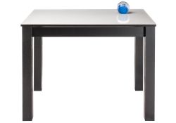 Стеклянный стол Раймунд 100х70х77 венге / белый