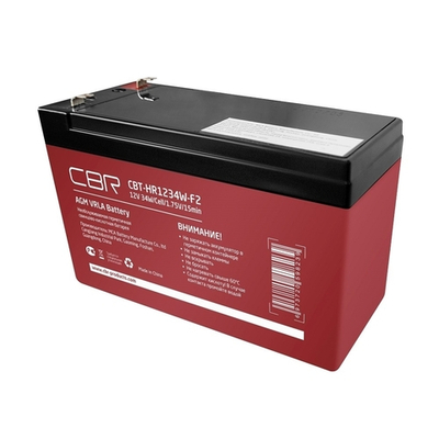 CBR Аккумуляторная VRLA батарея CBT-HR1234W-F2 (12В 9Ач), клеммы F2