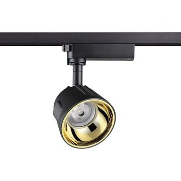 Трековый однофазный светодиодный светильник 358728 черный/золото Knof Novotech