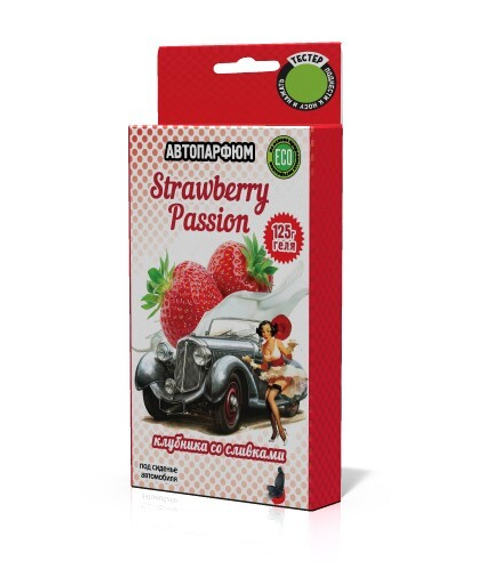 Ароматизатор под сиденье  Super Flower  Strawberry Passion (FOUETTE)