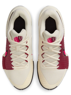 Женские теннисные кроссовки Nike Zoom GP Challenge Pro - pale ivory/rush pink/sail/team red