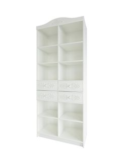 Стеллаж "Ki-Ki" СД 900.1 (белый/белое дерево)