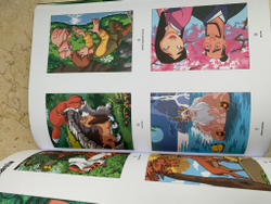 Раскраска по номерам Coloriages mystres Disney - официальное польское издание. Мир природы.