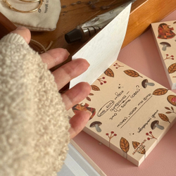 бумага для заметок "под пледом"