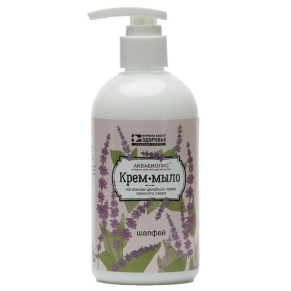 Крем-мыло с натуральным маслом шалфея «ROMAX» 1л