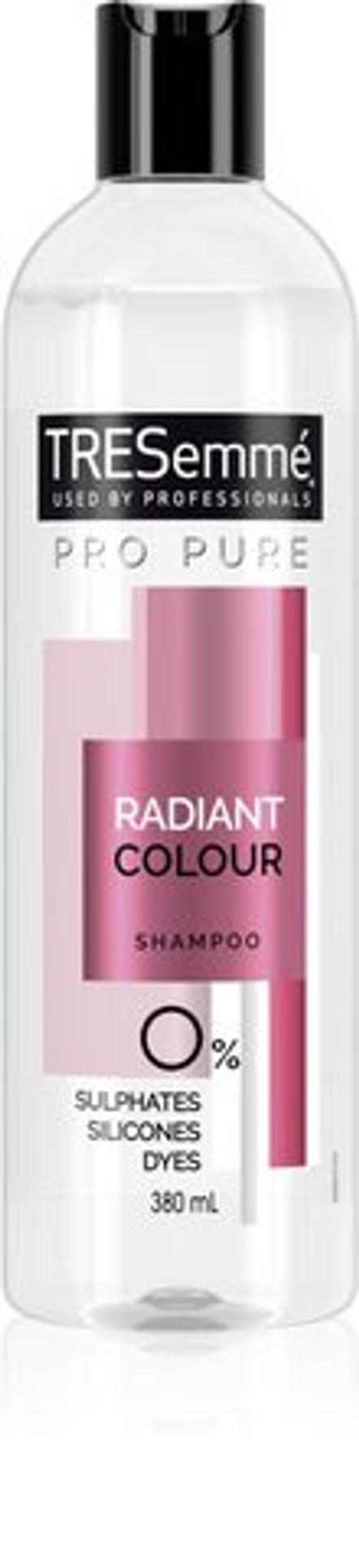 TRESemme Pro Pure Radiant Colour - шампунь для окрашенных волос /   380  ml  / GTIN 8720182117243