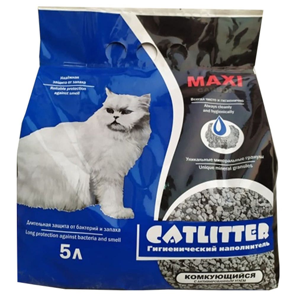 Catlitter Наполнитель комкующийся Maxi, 5л
