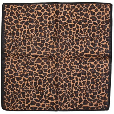 Бандана пляжная «Summer collection», принт леопард, 55*55см (в индивид. пакете)