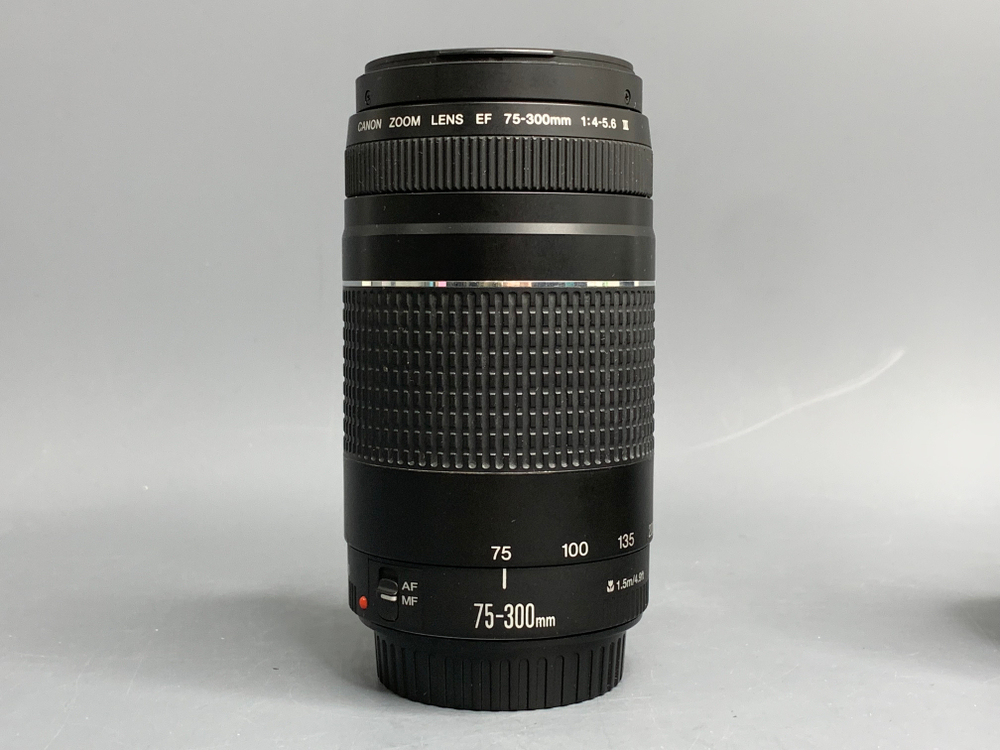 Canon EF 75-300mm 4-5.6 III царапина на линзе