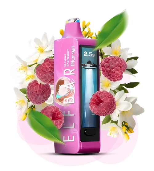 Elf Bar Planet 25000 - Jasmine Raspberry (5% nic)