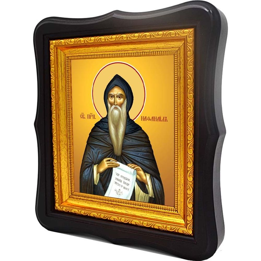 Нафанаил Нитрийский преподобный. Икона на холсте.