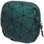 Косметичка прямоугольная «Women secret», цвет зеленый, 11,8*11,5*3см