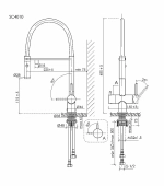 Смеситель для кухни Sancos Imola SC4010CHwh хром