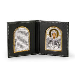 Складень карманный Матрона с молитвой 95х105