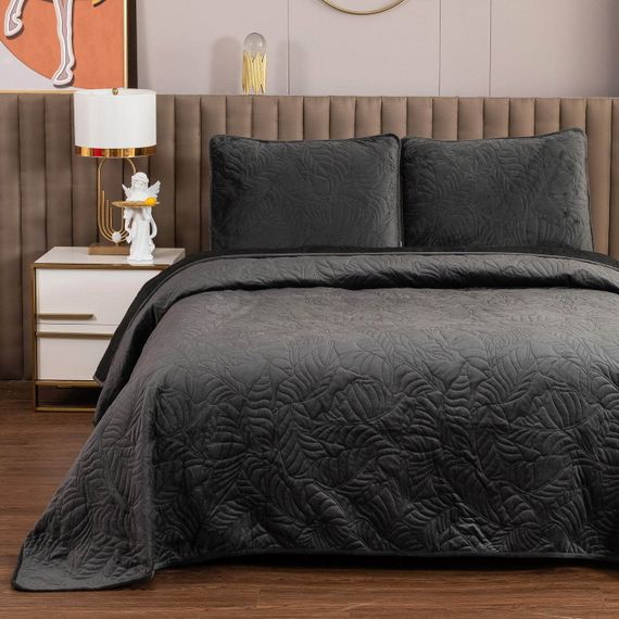 Мелисса (черный) Покрывало 240х260