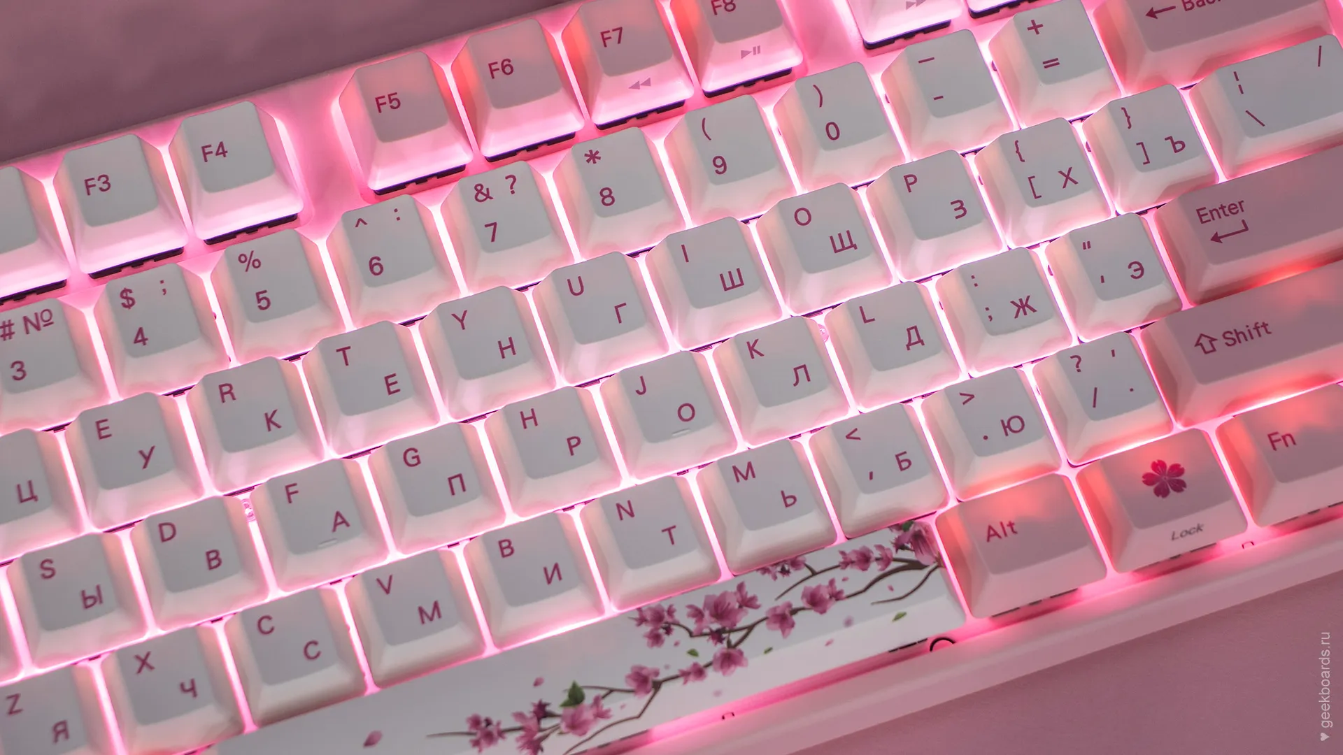 Varmilo Sakura R1 87 — купить на сайте профессиональных клавиатур Geekboards