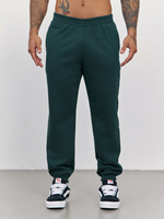Брюки мусжкие с начесом "jogger fleece" (изумрудный)
