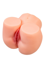 Реалистичный мастурбатор-попка с 2 любовными входами (Цвет: телесный)