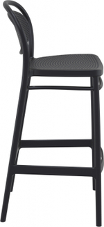 Стул пластиковый барный, Siesta Contract Marcel Bar 75, черный
