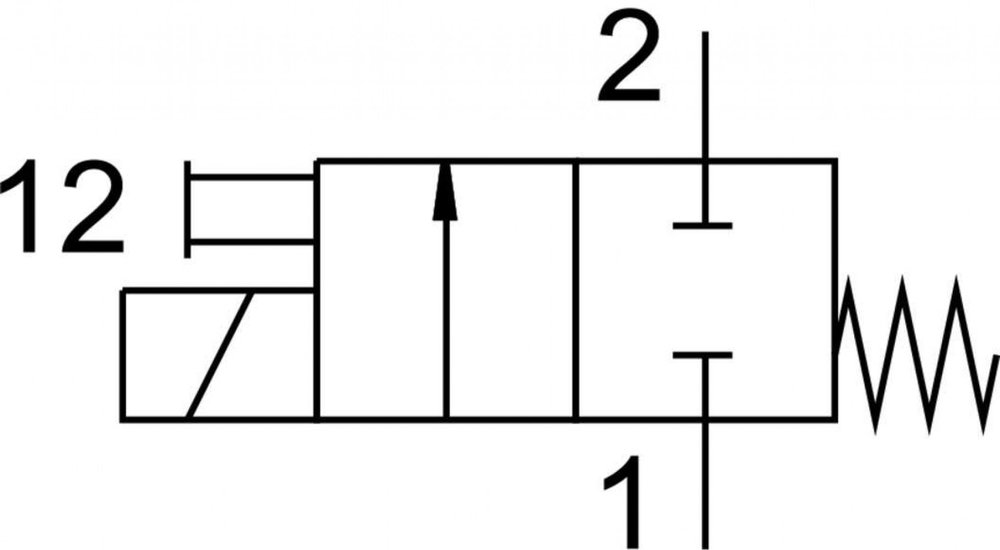 Распределитель с электроуправлением Festo MHA1-M5H-2/2G-0,9-PI