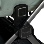 Детская коляска Pituso Teffy 4 в 1 с автокреслом Baesa Black с базой Sage Green/Graphite