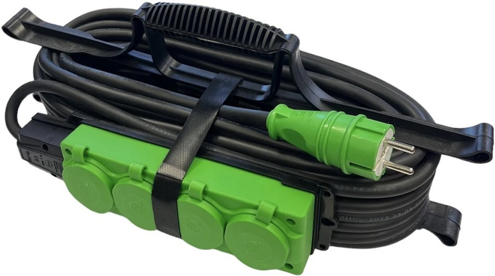 Удлинитель силовой iTOK i-CONNECT-COLOR-SUR-PVS-315-3-54-30-GREEN