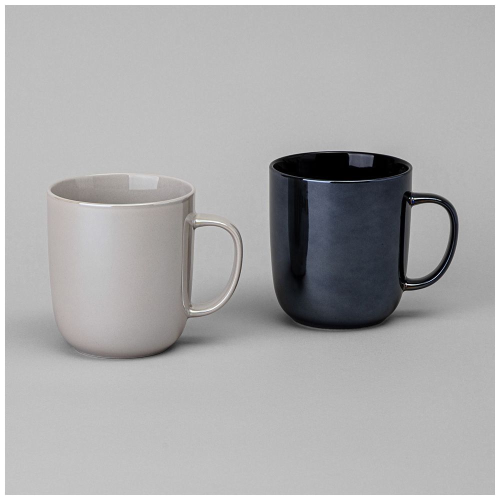 НАБОР КРУЖЕК BRONCO "GLOSS" 2 ШТ. 400 МЛ МИКС