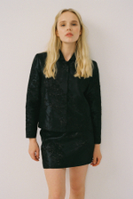 Black blossom jacket