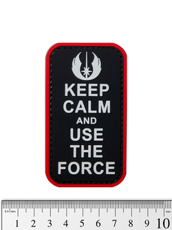 Шеврон Орден Джедаев. Keep calm and use the force PVC