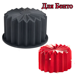 Силиконовая форма для муссовых тортов «Грани»