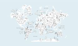 Бесшовная фреска KIDS-77, 2,7 м (Ширина 4 м)