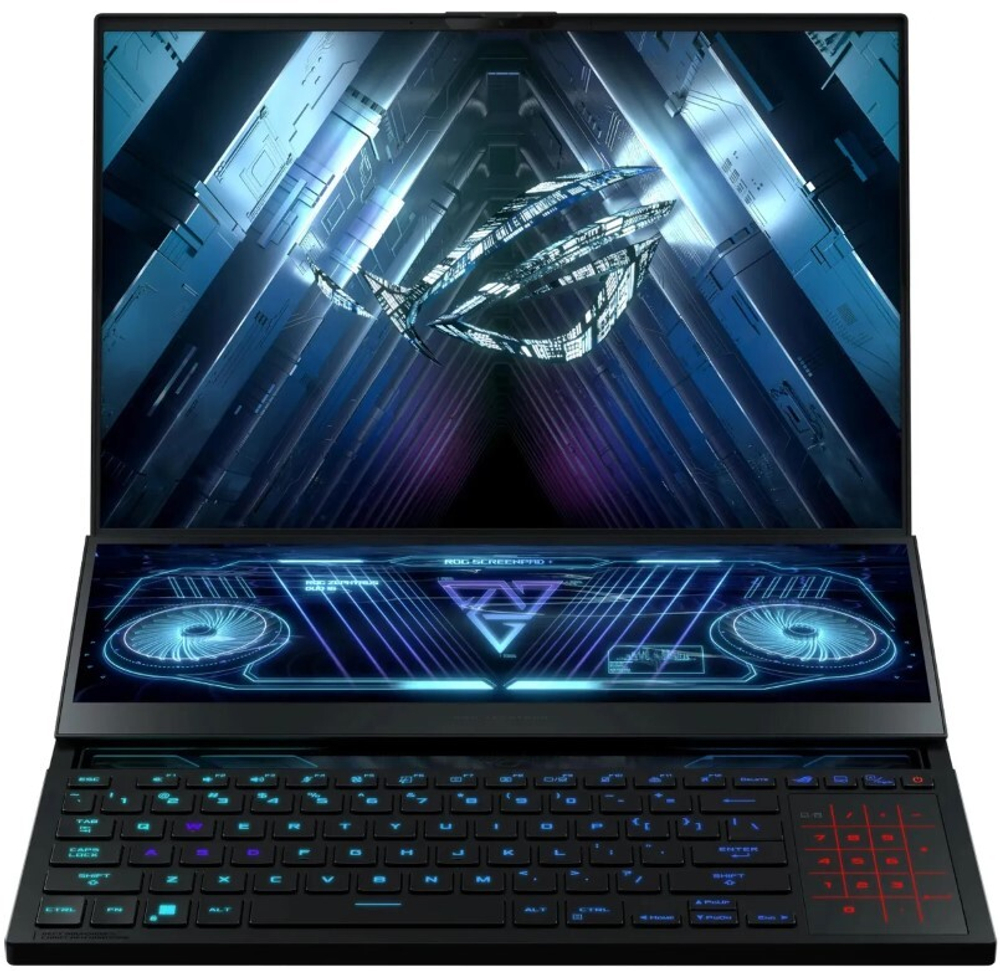 Ноутбук  ASUS ROG Zephyrus Duo 16 2023 GX650PY 16 ", Ryzen 9, 32 Гб RAM, 2 Тб SSD, GeForce RTX 4090, Черный