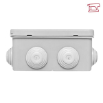 Коробка распределительная для прямого монтажа КМР-030-014 с крышкой (100х100х50), 10 мембр, вводов IP55 EKF