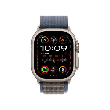 Apple Watch Ultra 2 GPS + Cellular, 49 мм, корпус из титана, ремешок Alpine синего цвета, размер M