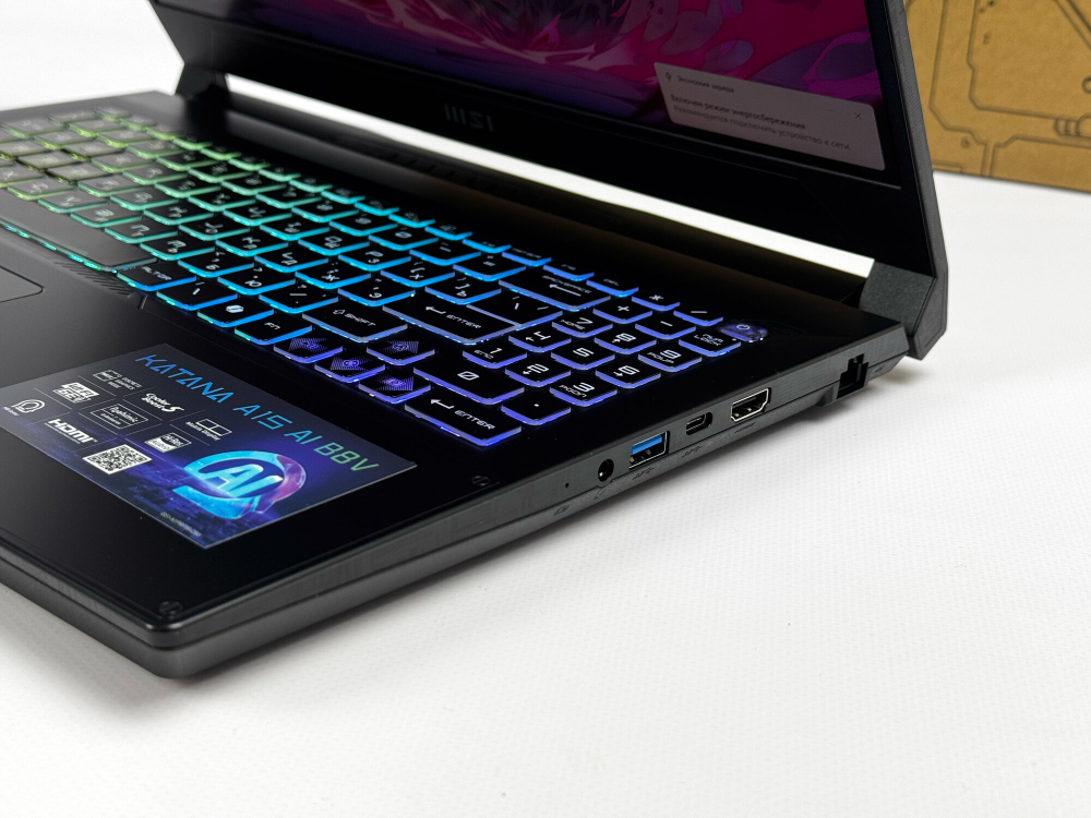 Новый игровой ноутбук MSI Katana A15 Ryzen 7 8845HS / RTX 4060 8GB / 16Gb / 1TBGB / 2.5K / 165Hz / Win11 / Русско-Английская клавиатура