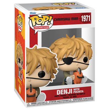 Фигурка Funko POP! Animation Chainsaw Man Denji with Pochita (1971) 86484