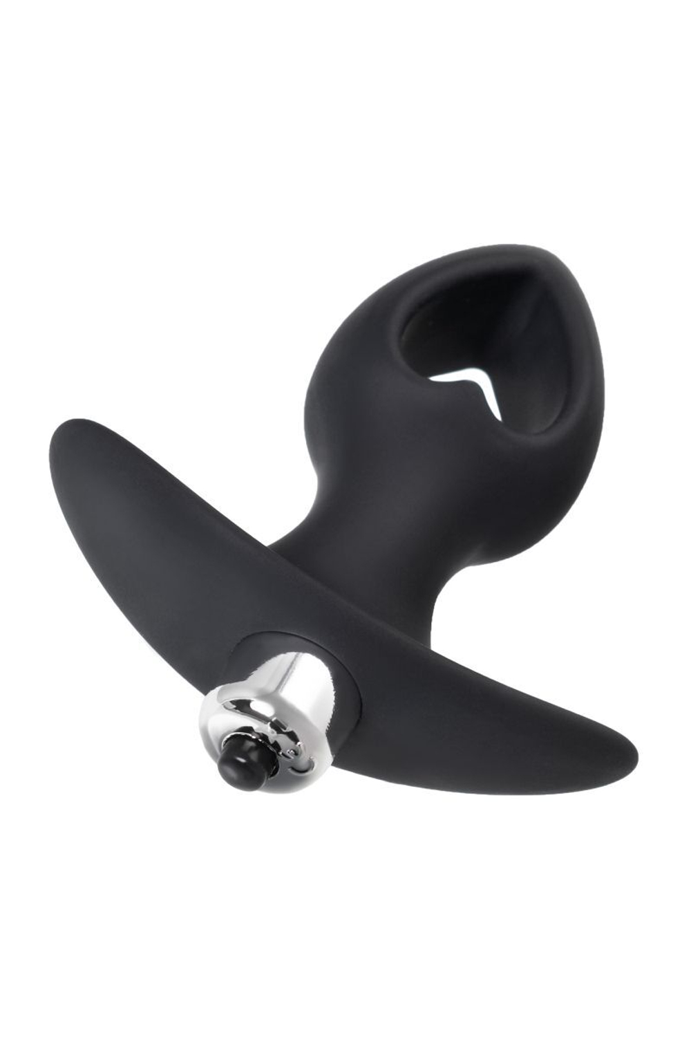 Анальная вибровтулка POPO Pleasure Cordis S, 10,5 см, черная