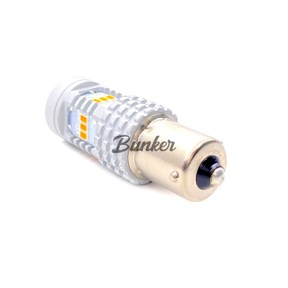 Светодиодная автомобильная LED лампа TaKiMi 1156-3020-14SMD (P21W) 150*,Оранжевый,Не полярная,12V