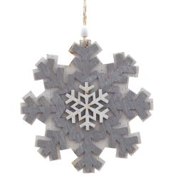 GAEM Украшение новогоднее "Снежинка", L9 W0,6 H11 см, 3в.