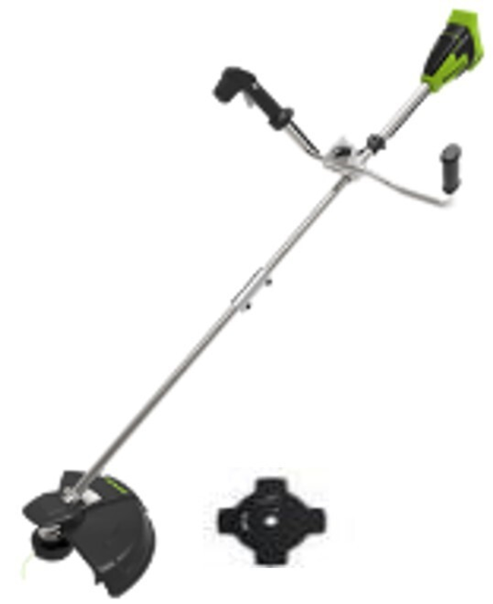 Триммер аккумуляторный Greenworks Арт. 2105707, 40V, 40 см, бесщеточный, без АКБ и ЗУ