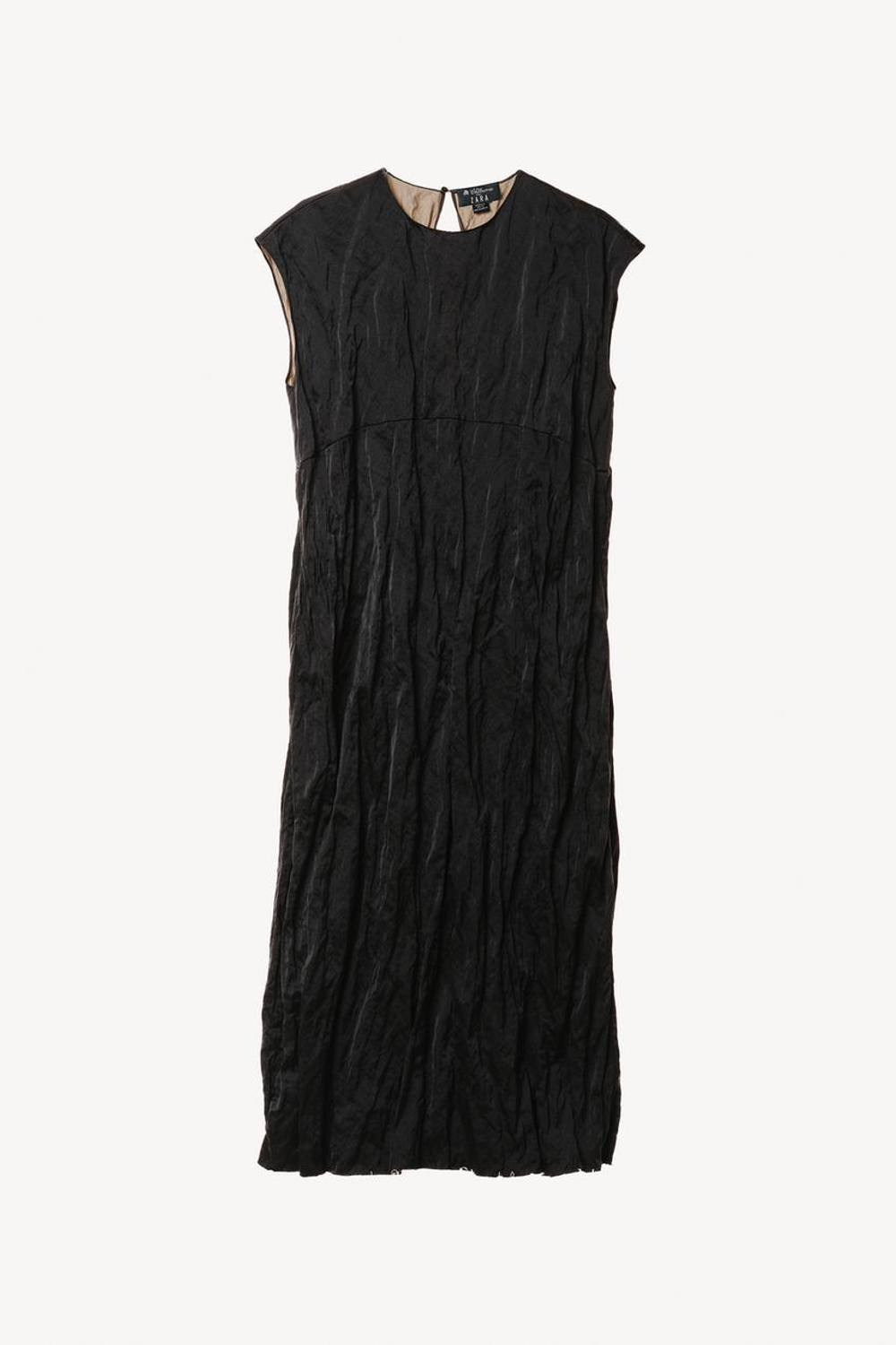 ZARA X WILLY CHAVARRIA ПЛАТЬЕ МИДИ, ТЕМНО-СИНИЙ